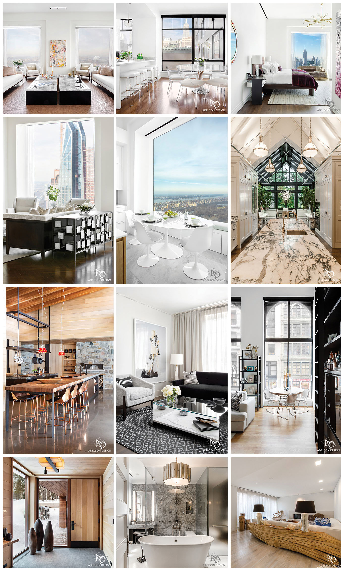 our instagram interior design gallery collage